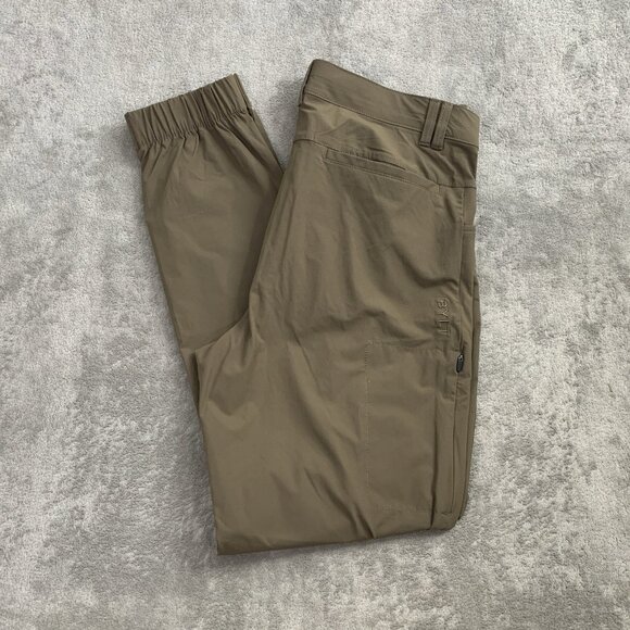 BYLT Ace Jogger Men's 31x28” Brown Golf Work Office Casual Stretch Pants - Picture 1 of 16